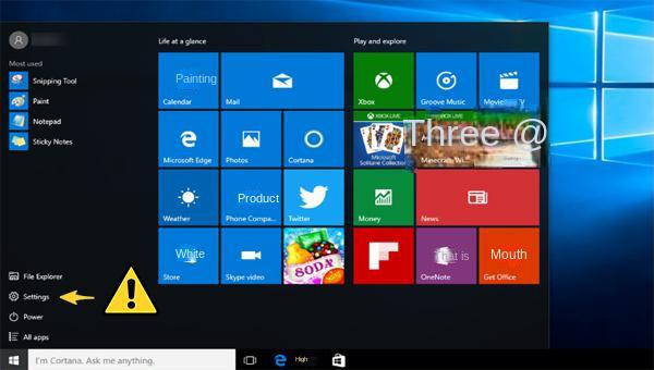 As configurações do Windows 10 não abrem