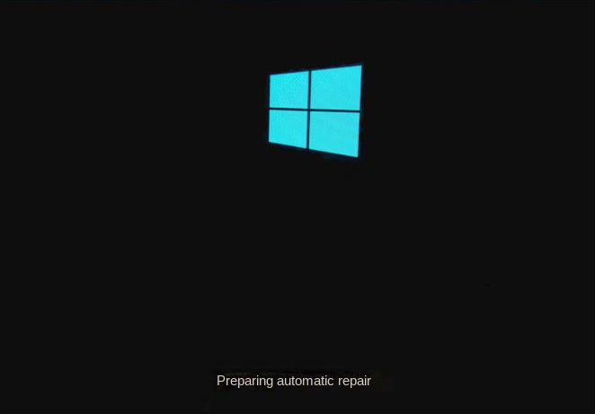 Preparando o reparo automático no Windows 10