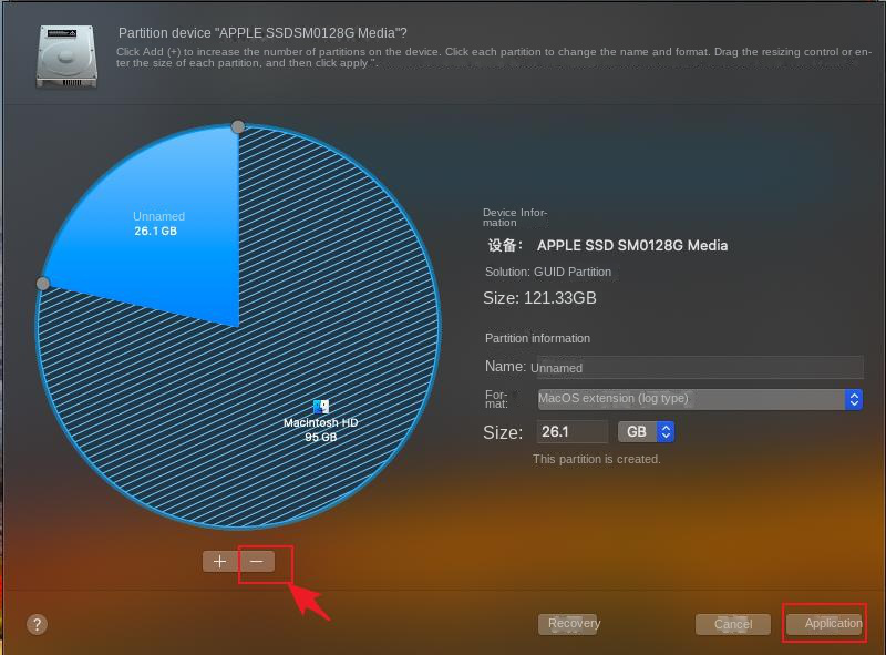 mac delete partition