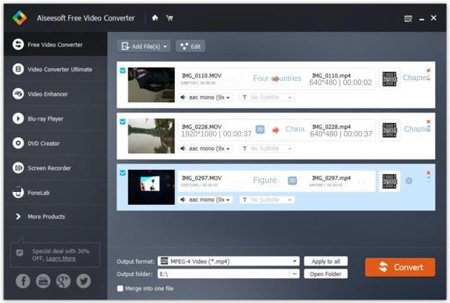 Aiseesoft Free Video Converter