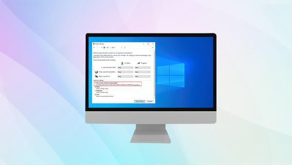 desativar a inicialização rápida do Windows 10