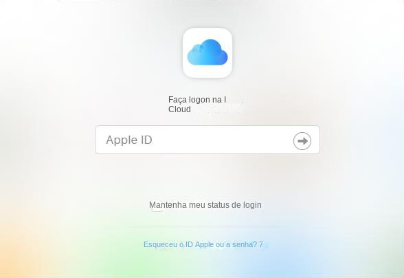 entrar no icloud