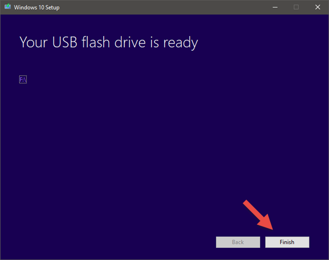 Unidade flash USB pronta