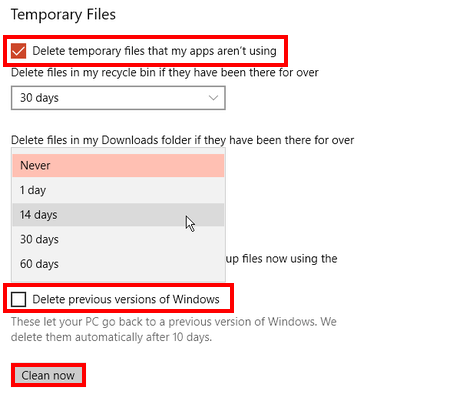 Excluir arquivos indesejados no Windows 10