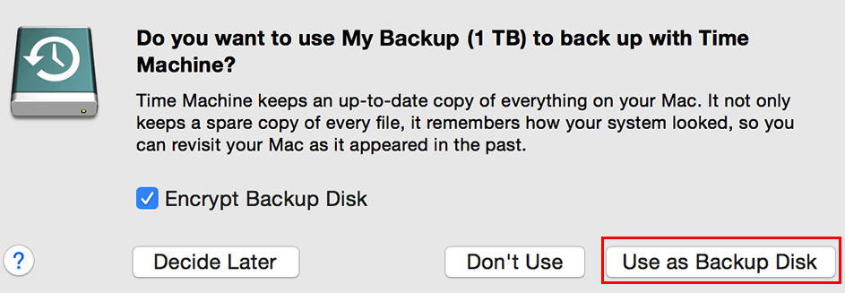 Backup do MacBook com o Time Machine