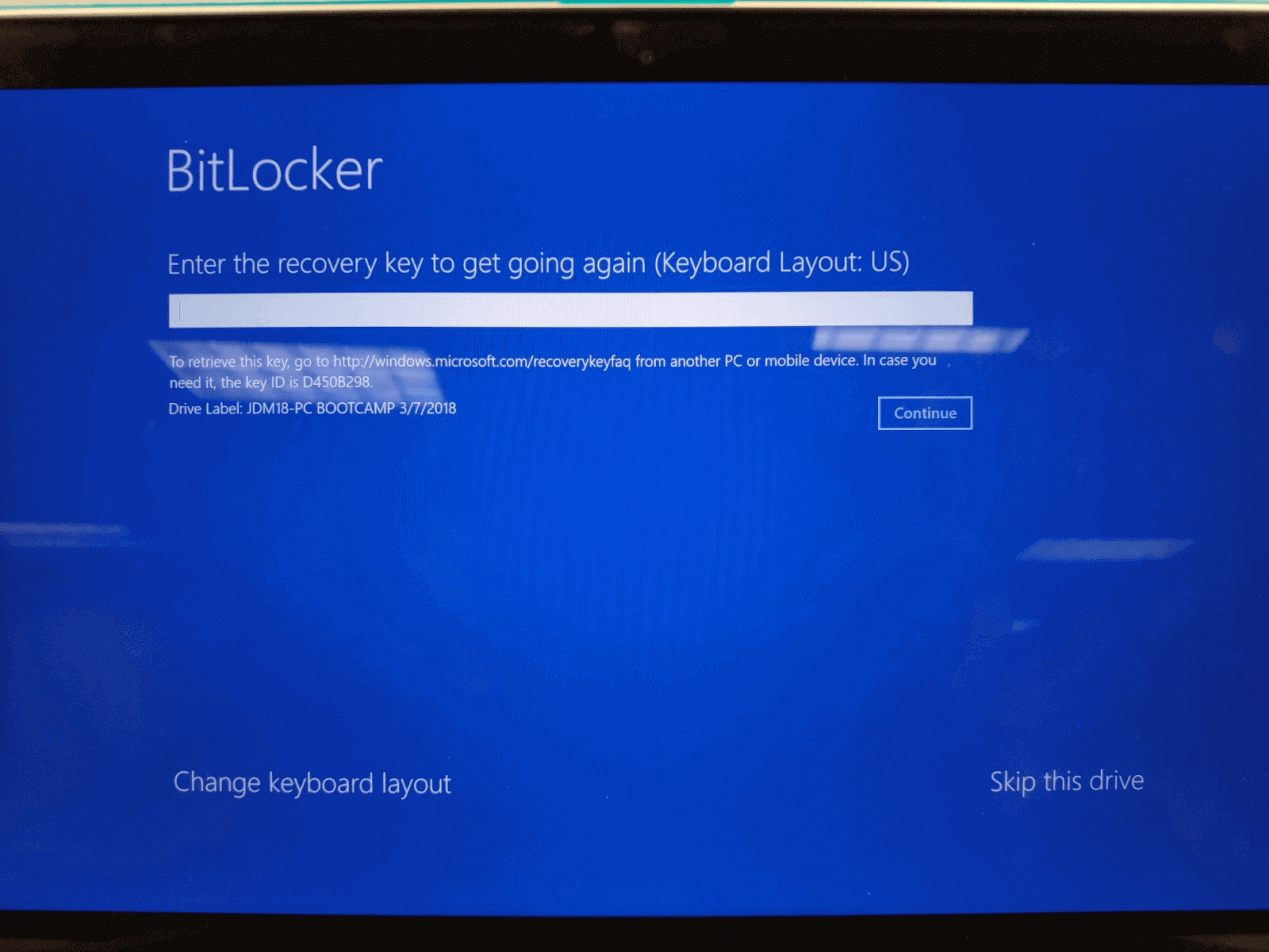 remover o bitlocker no ambiente de recuperação do Windows