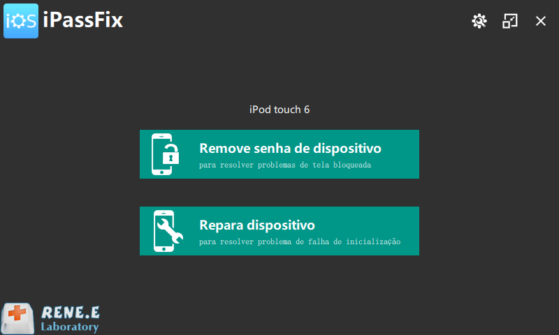 como reiniciar o iphone no renee ipassfix