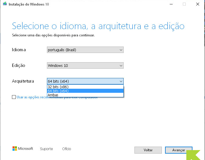 como reinstalar a tela de instalação de inicialização do windows10