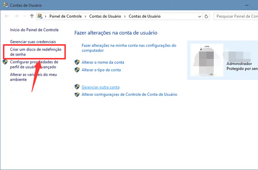 redefinição de senha do windows 7 usb